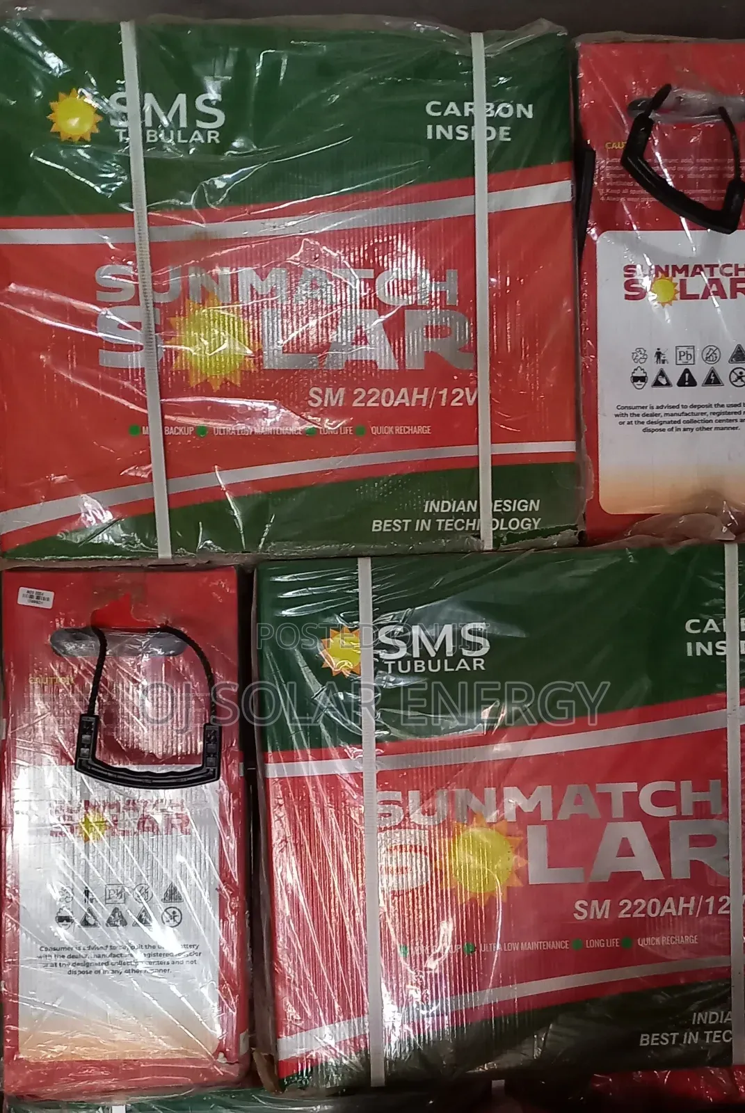 SMS 220ah Solar Battery