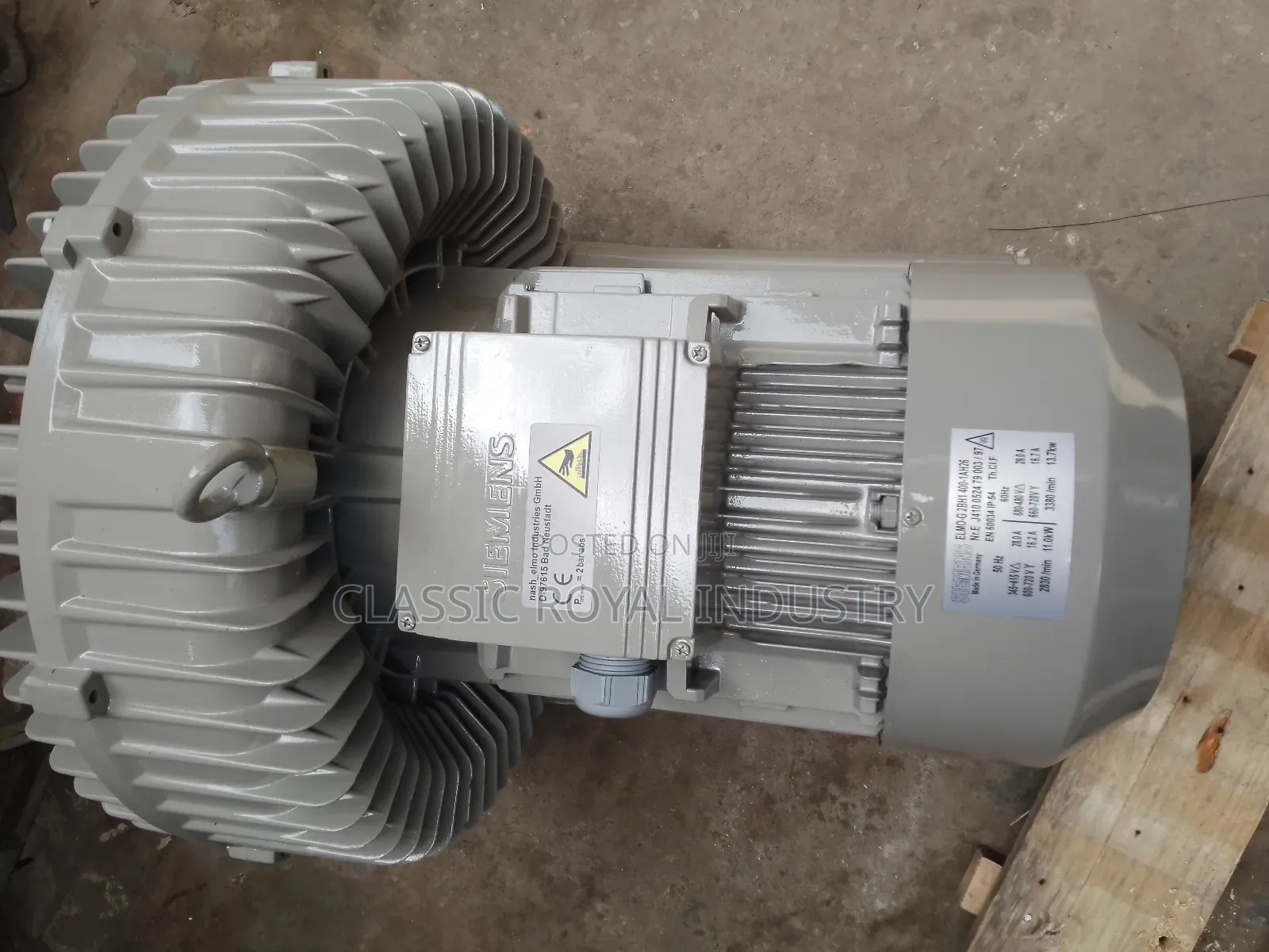 11 Kw Siemens Exhaust Blower 15 HP