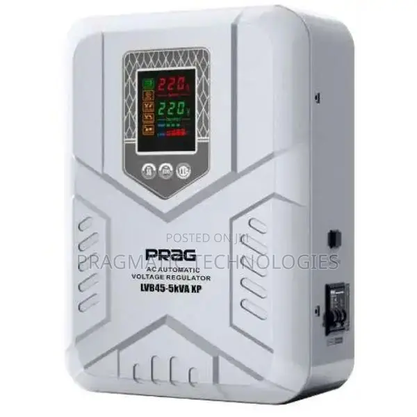 5KVA Relay XTRA Power Voltage Stabilizer(45-280v) Light Grey