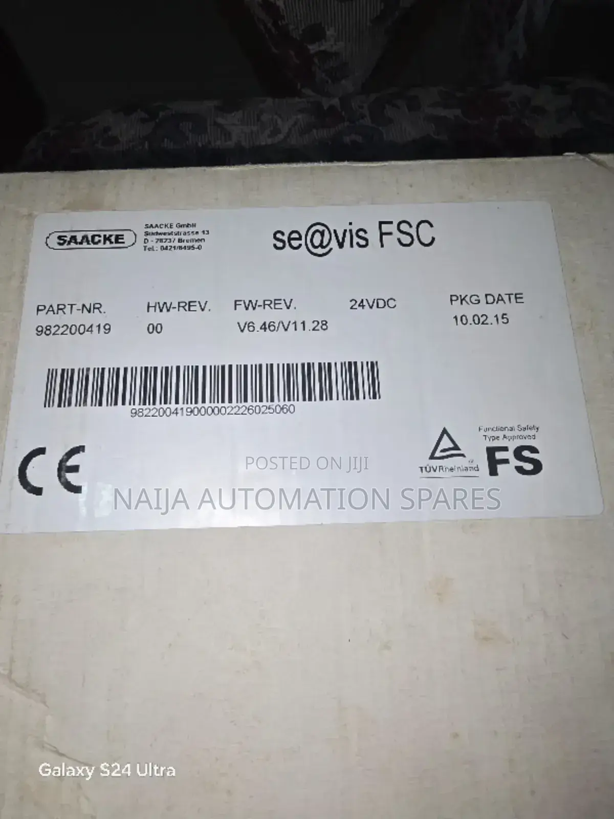 Saacke Se at Vis FSC 982200419
