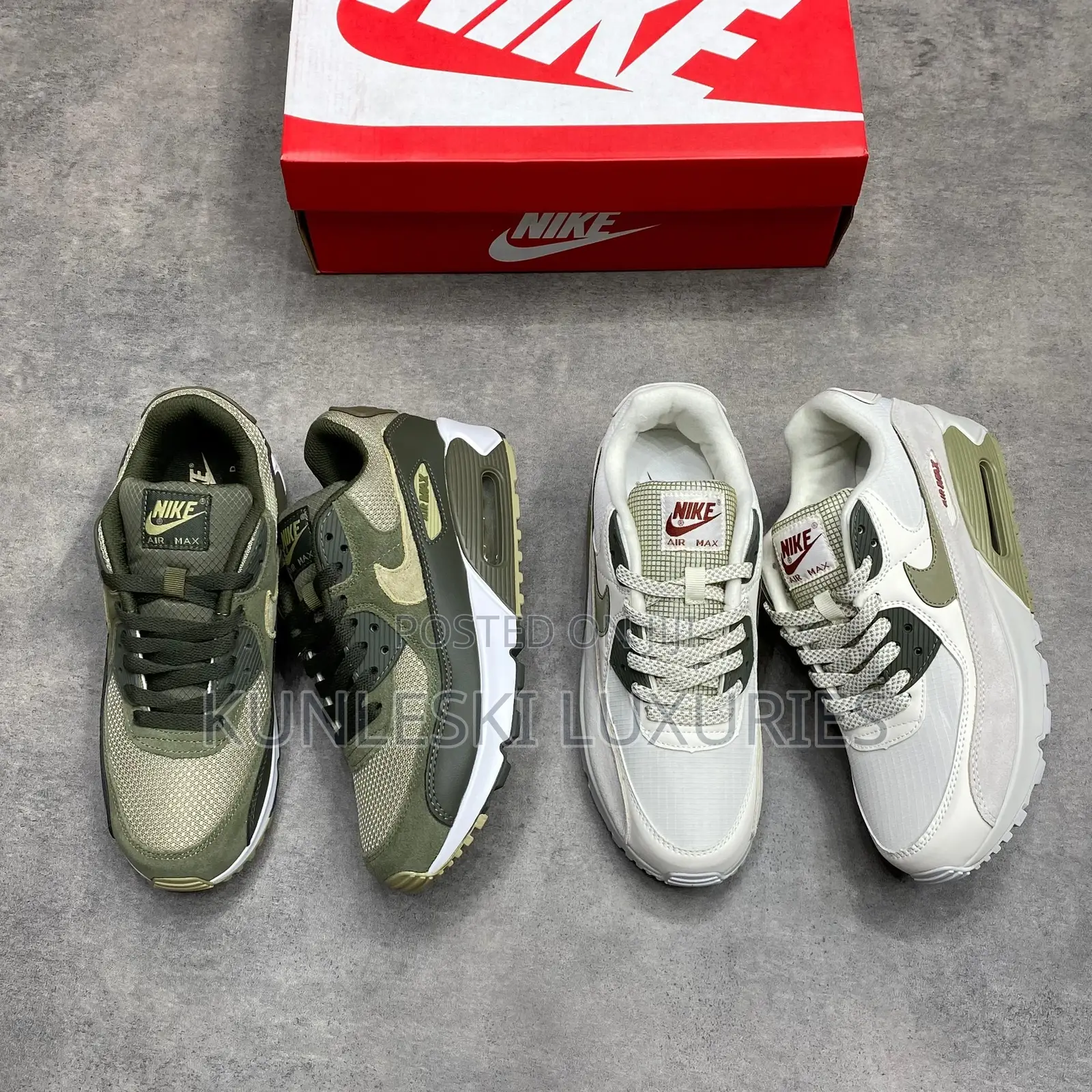 Original Nike Air Max 90 Sneakers in Two Colorways