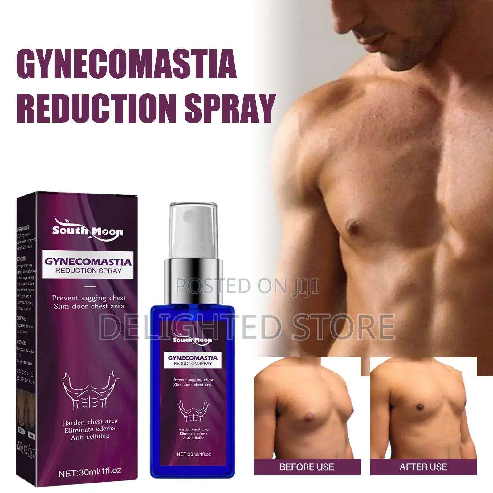 Gynecomastia (Men Chest) Firming Spray