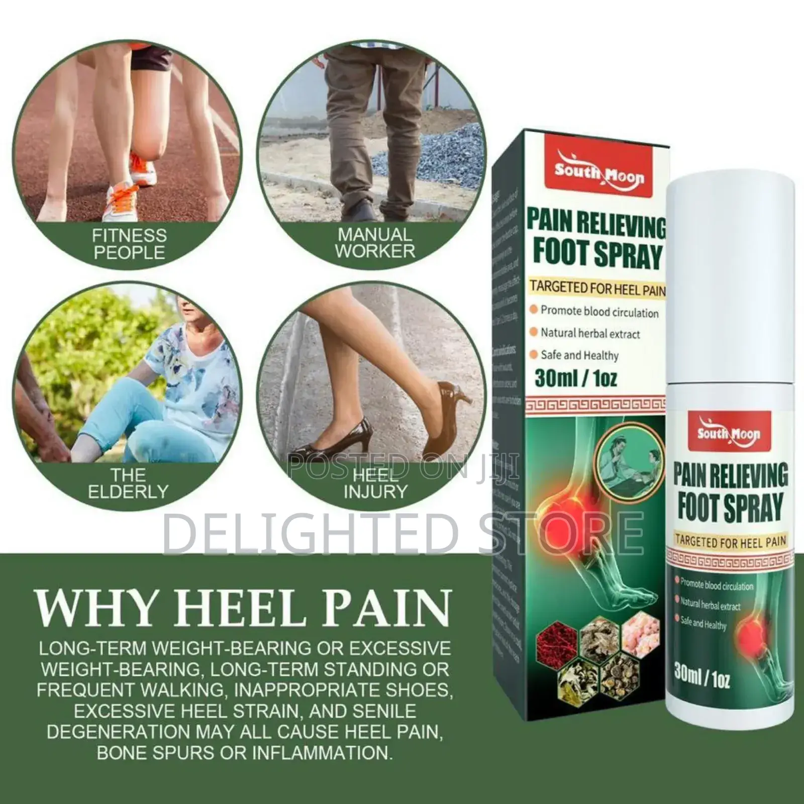 Pain Relieving Foot Spray
