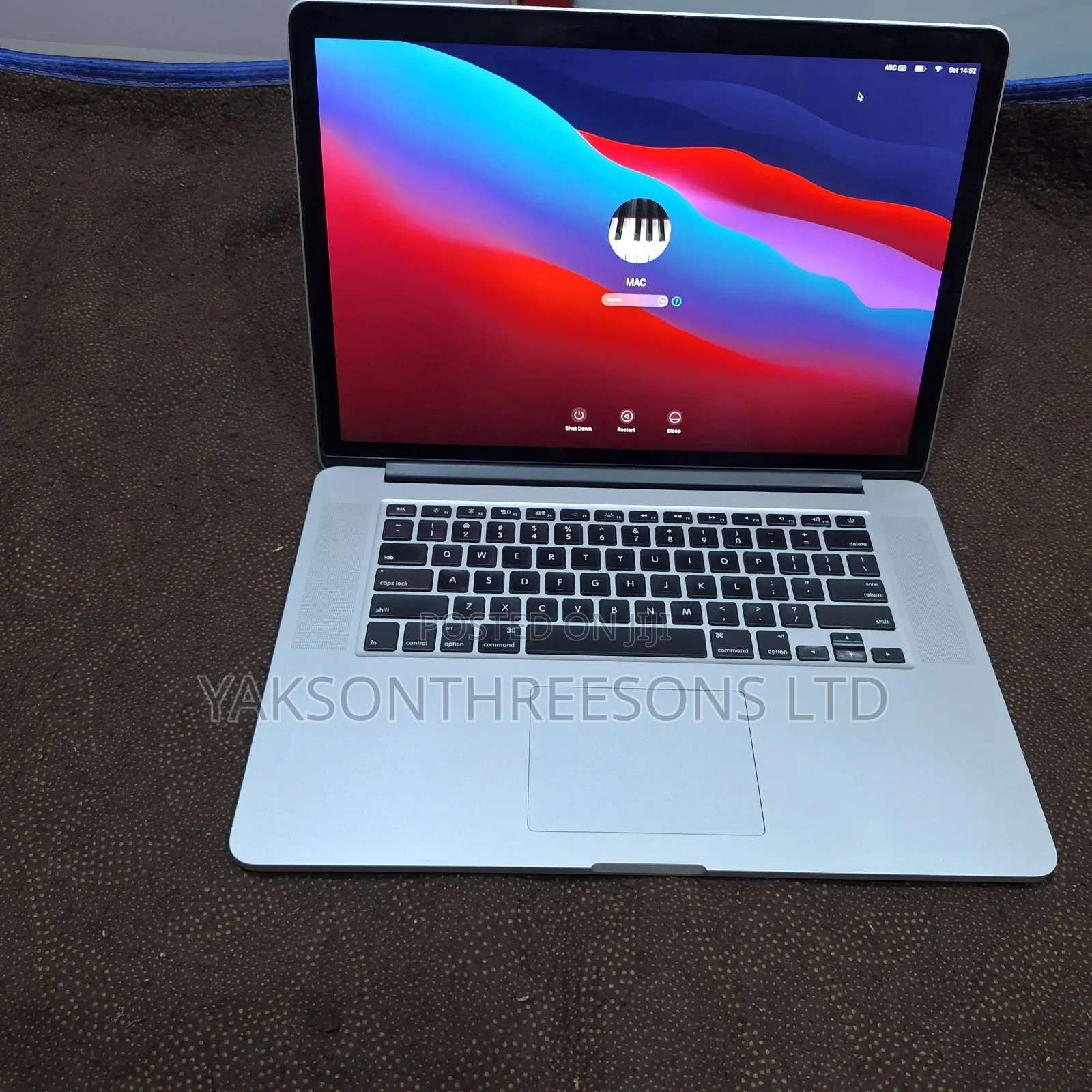 Laptop Apple MacBook Pro 2014 16GB Intel Core I7 SSD 256GB