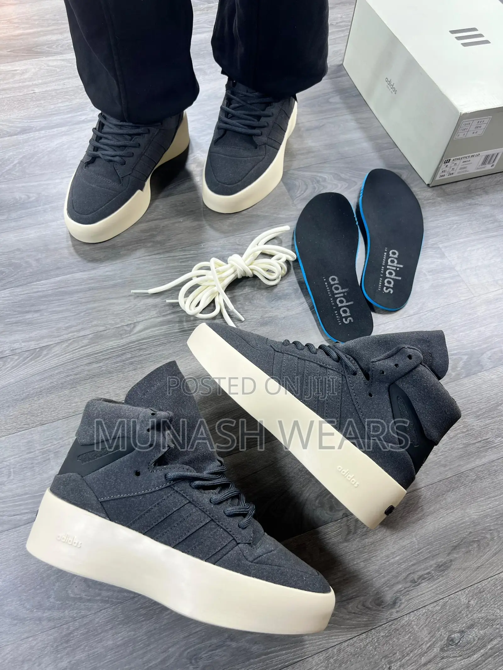 New Addidas X Fear of God Athletetics 86 HI BLACK