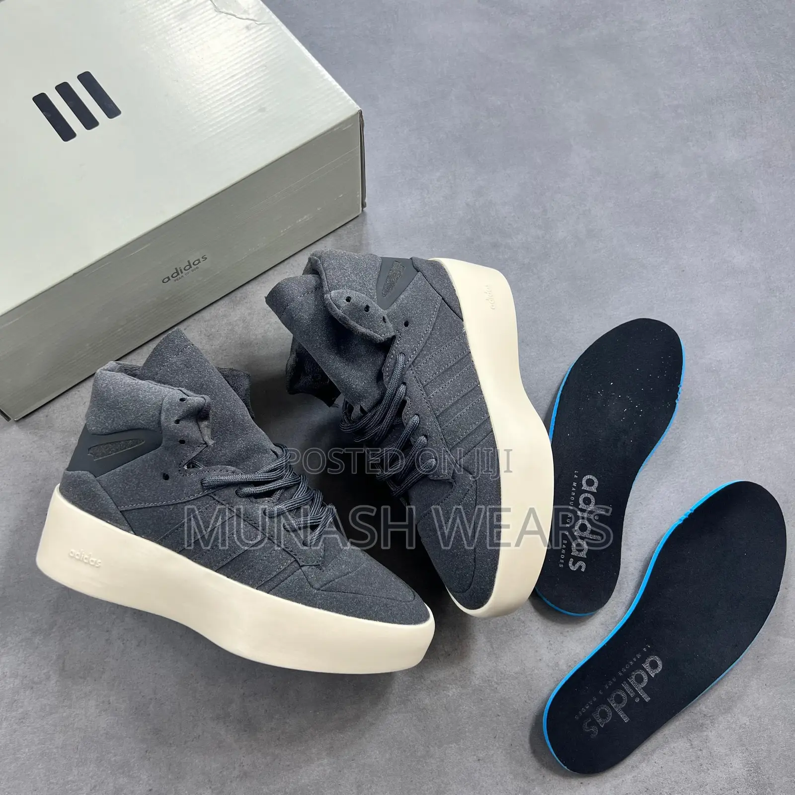 New Addidas X Fear of God Athletetics 86 HI BLACK