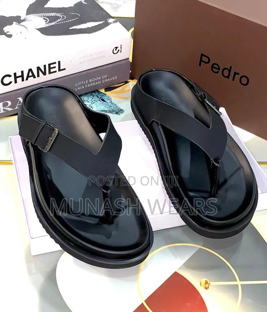 New Pedro Calfskin Leather Slipers Available in Store