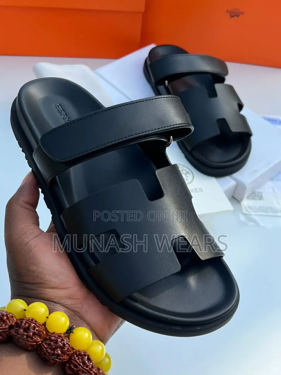 New Calfskin Leather Hermes Slipers Available in Store