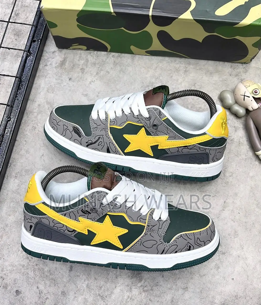 New Era SB Dunk Sneakers Low Pro Collection X Ape