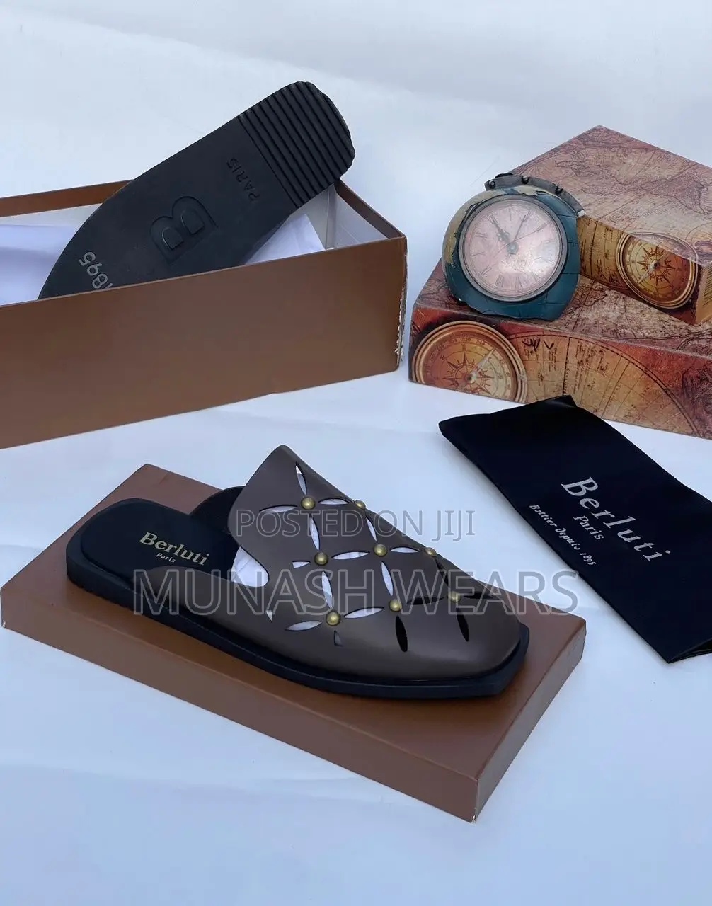 Berluti Leather Luxury Half Shoe 40-46