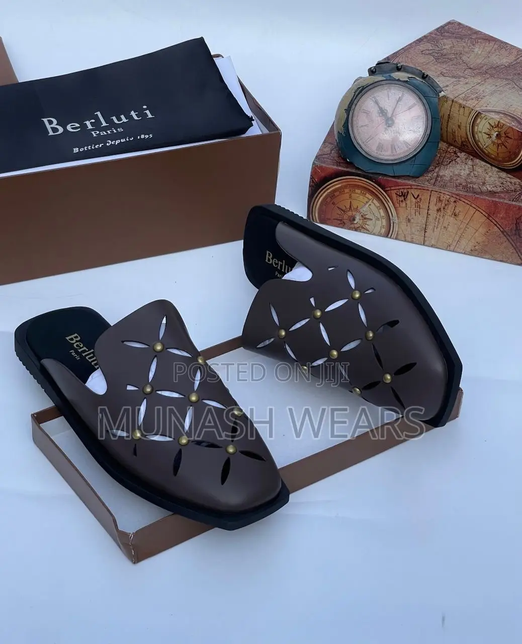 Berluti Leather Luxury Half Shoe 40-46