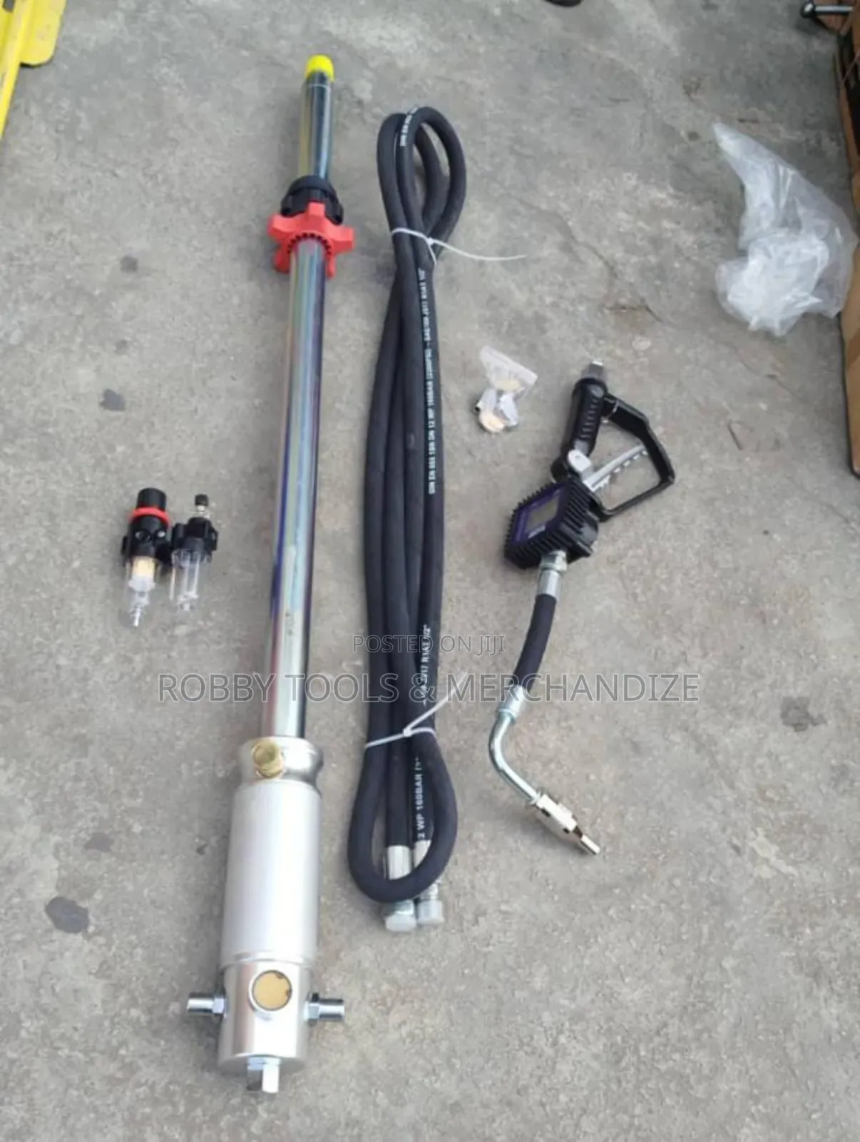 Pneumatic Oil Dispenser With Meter