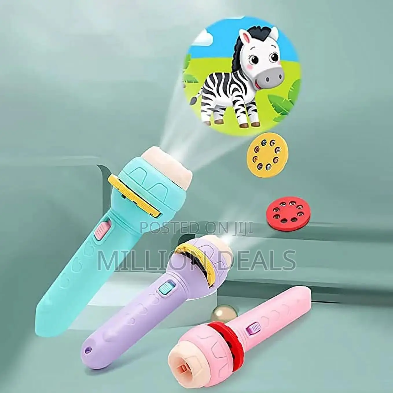 Unique Flashlight Mini Projector for Kids Toy
