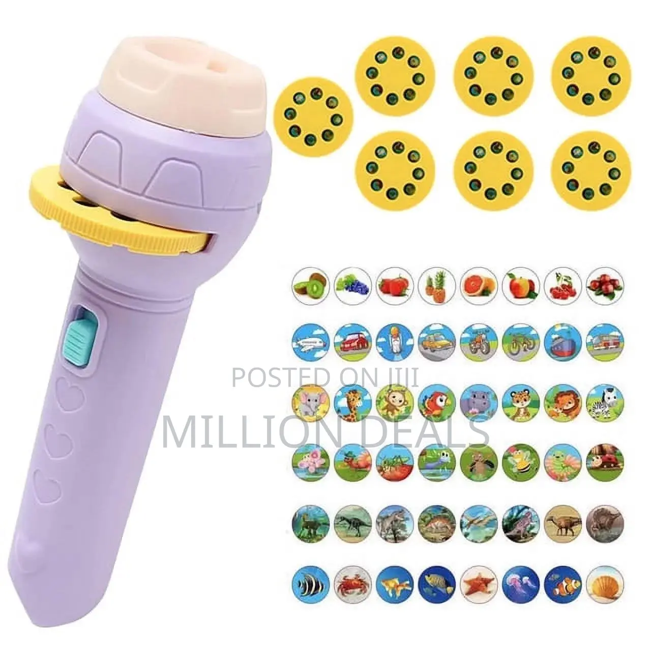 Unique Flashlight Mini Projector for Kids Toy