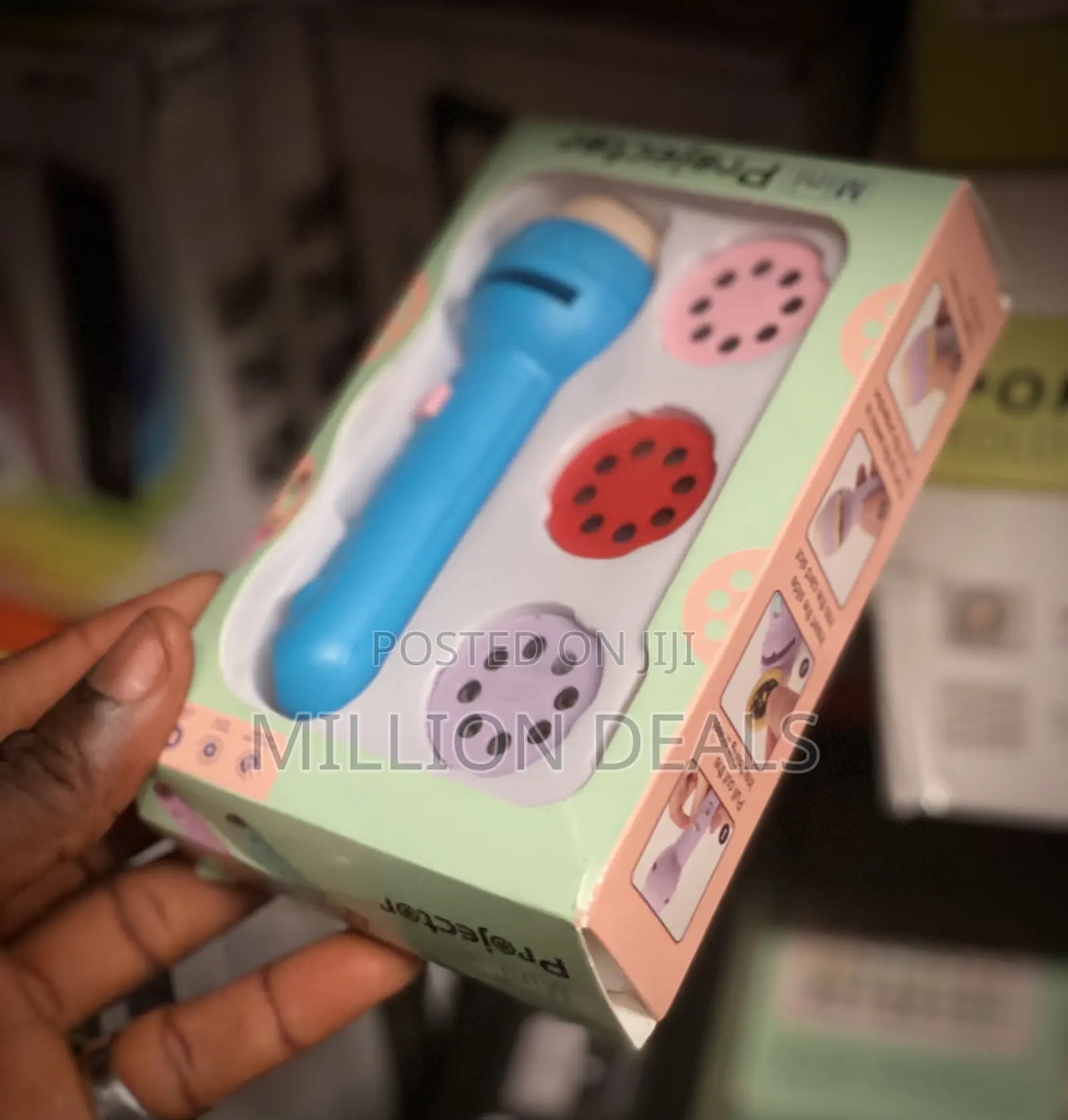 Unique Flashlight Mini Projector for Kids Toy