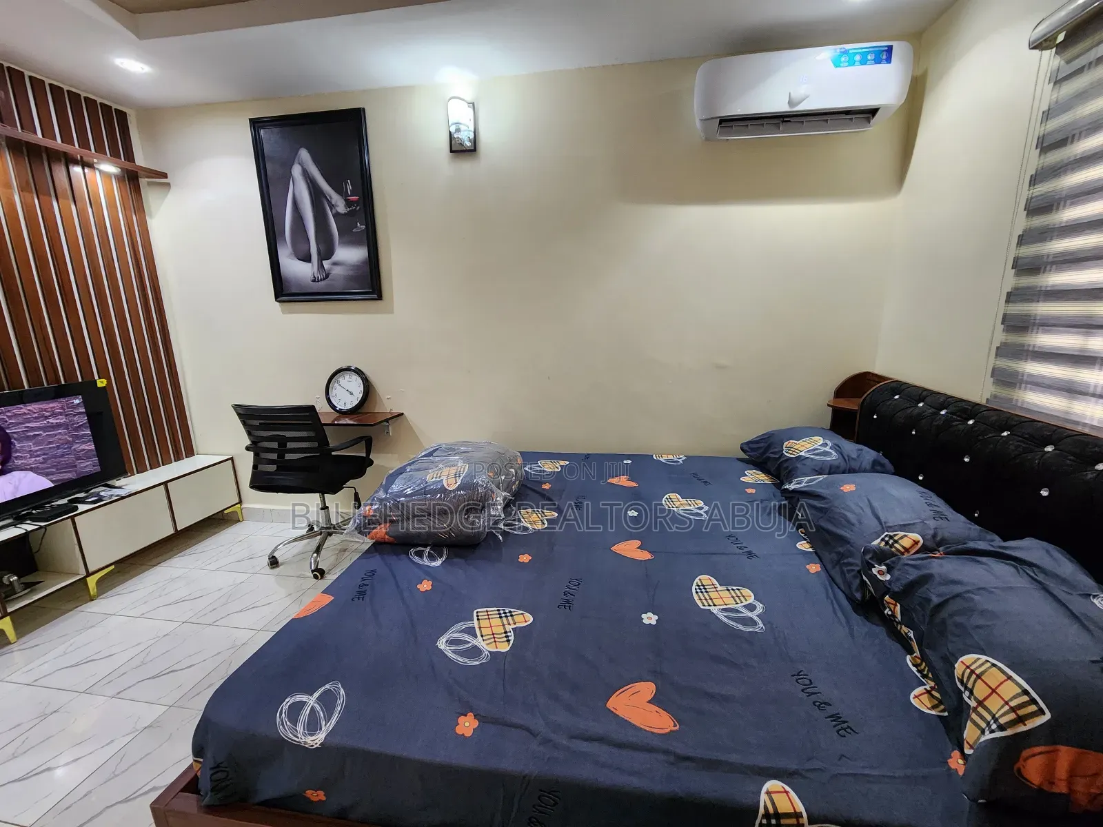 Fully Furnished Luxury Studio Apartment at Pw Kubwa, Abuja.