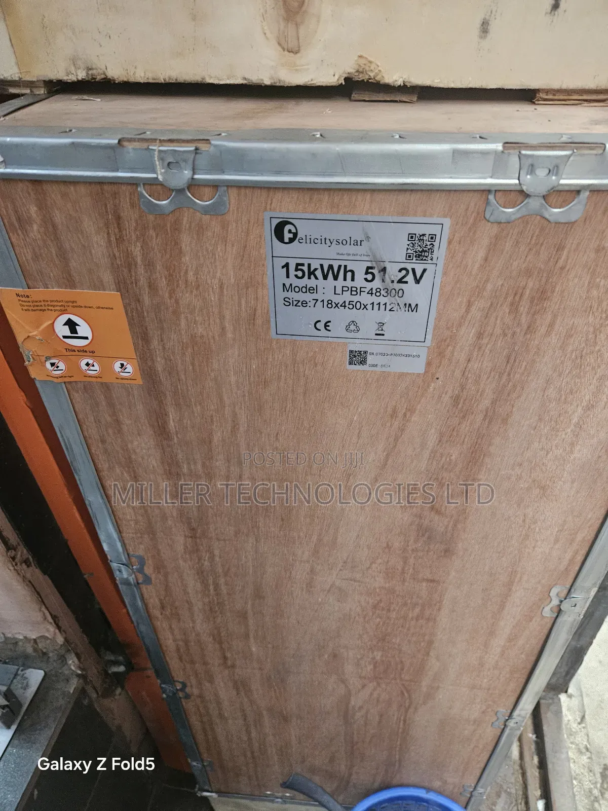 15kwh 51.2V Felicity Lithium Model: Lpbf48300 for Heavy Back