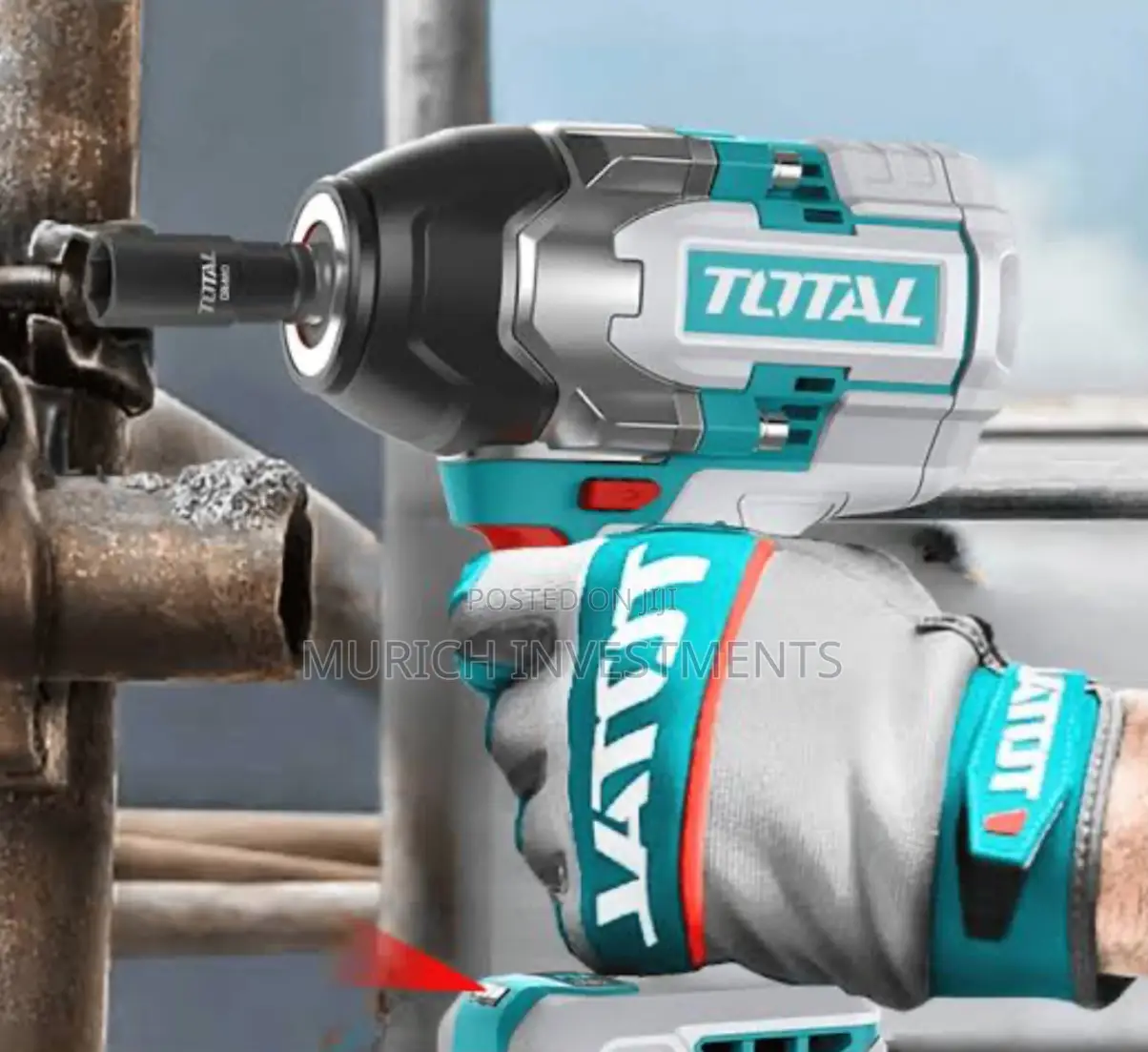 TIWLI2085 Cordless Impact Wrench 850nm With 2 Batteries