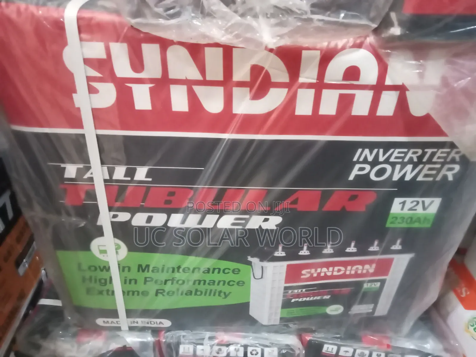 Syndian 230ah 12v Tubular Battery 