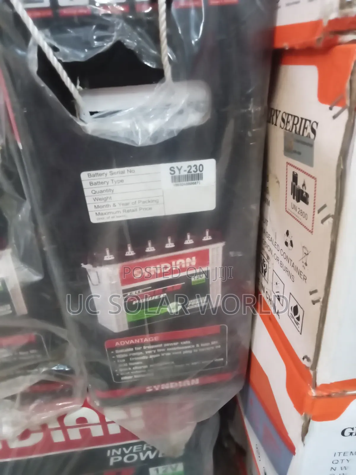 Syndian 230ah 12v Tubular Battery 