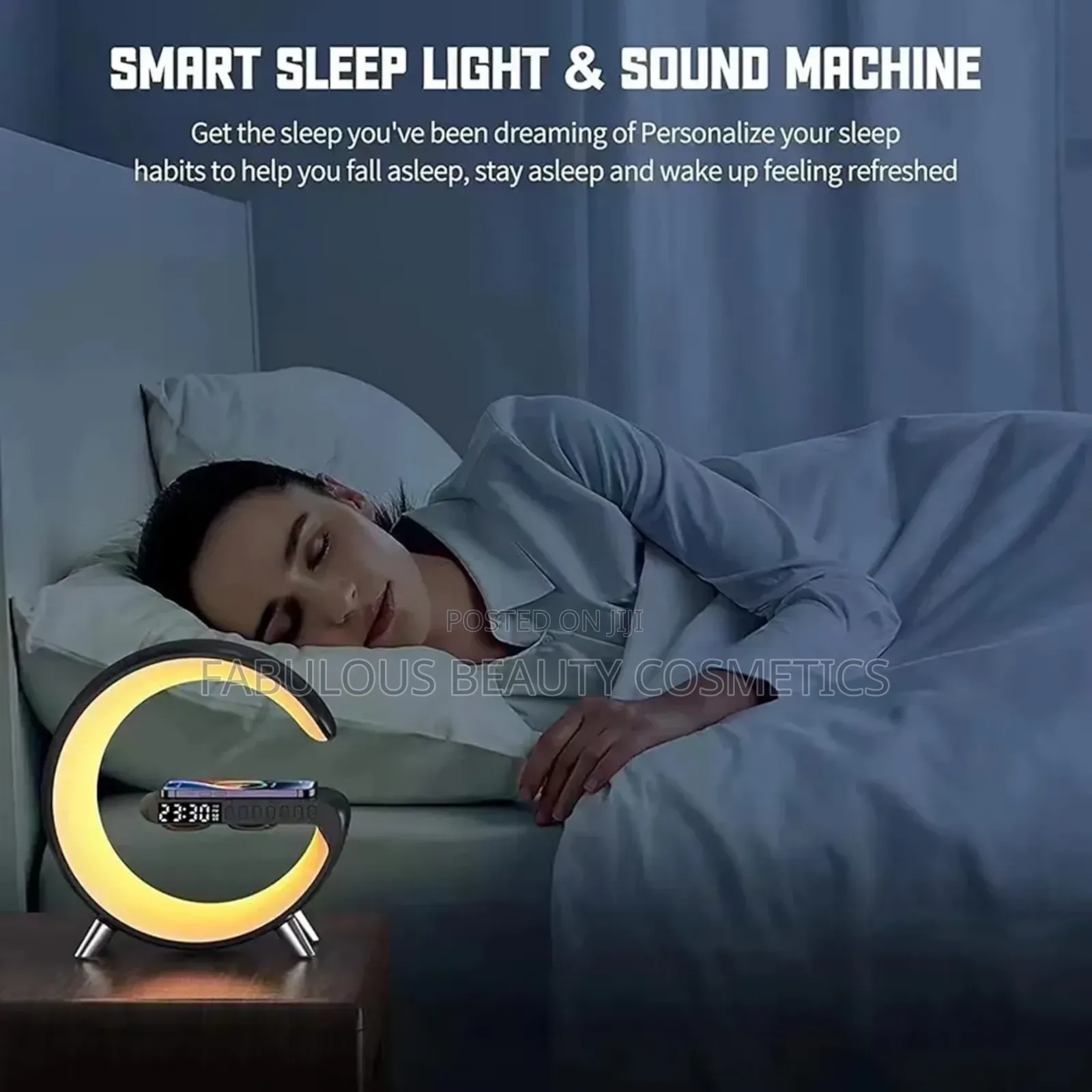 Wireless Charging Atmosphere Lamp Bluetooth Speaker.