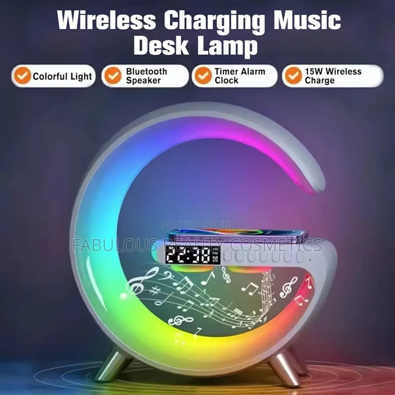 Wireless Charging Atmosphere Lamp Bluetooth Speaker.