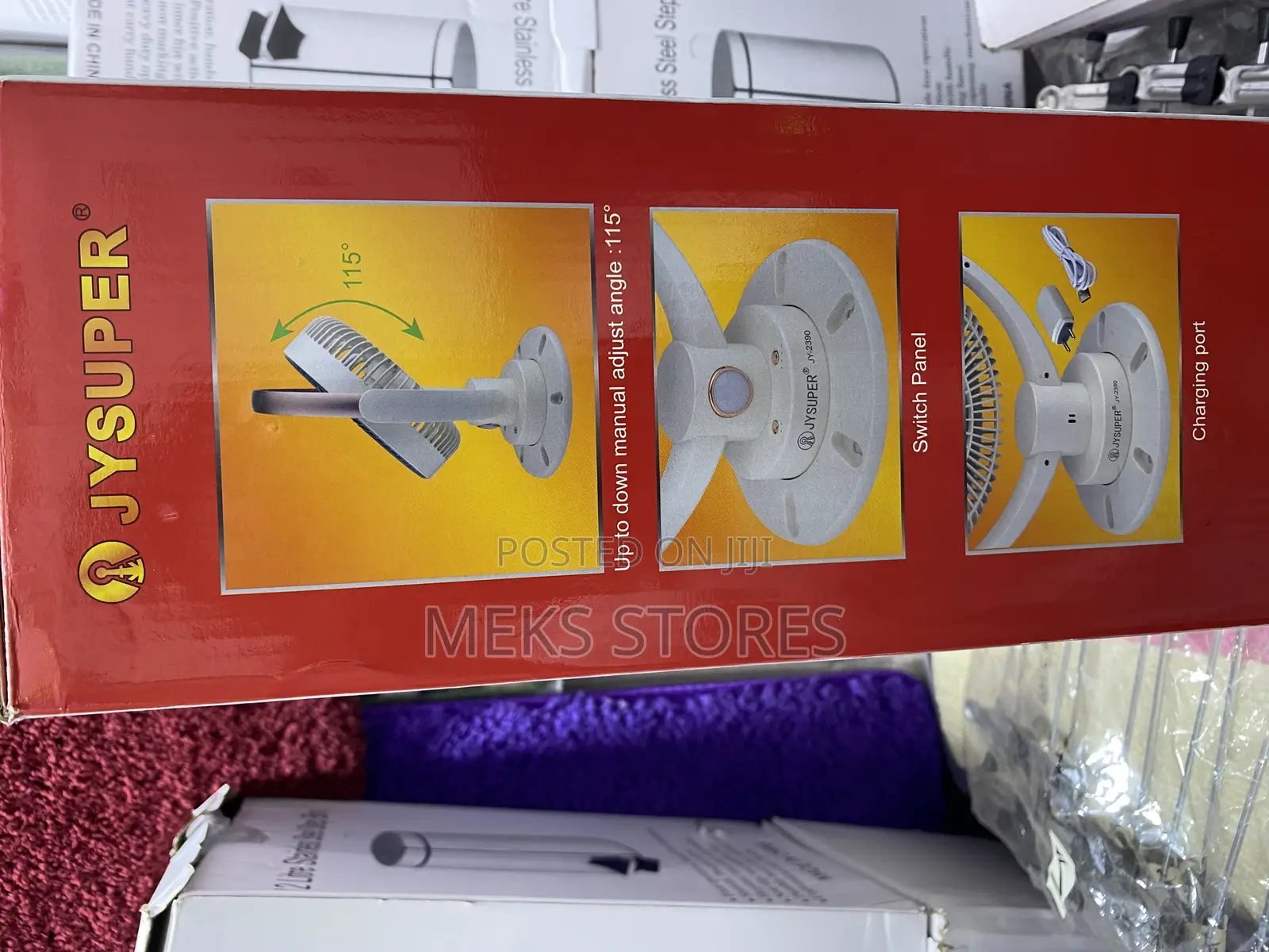 Jysuper Rechargeable Fan JY-2390