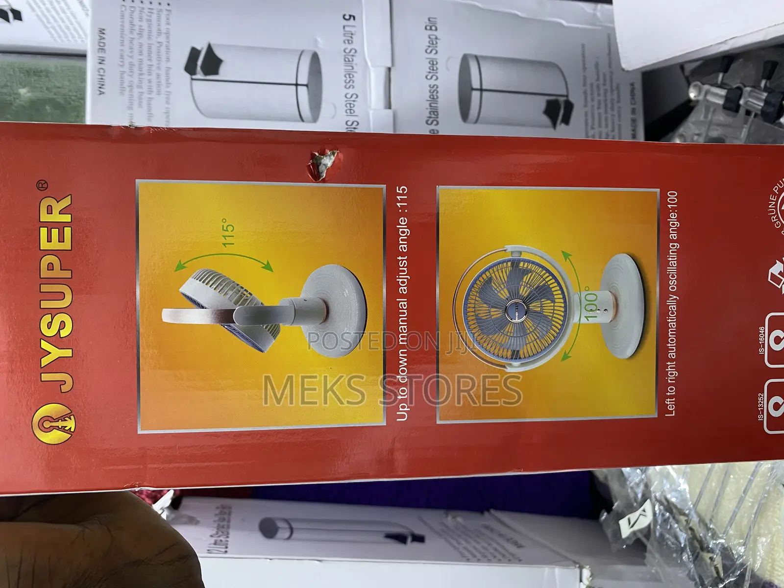 Jysuper Rechargeable Fan Jy-2219