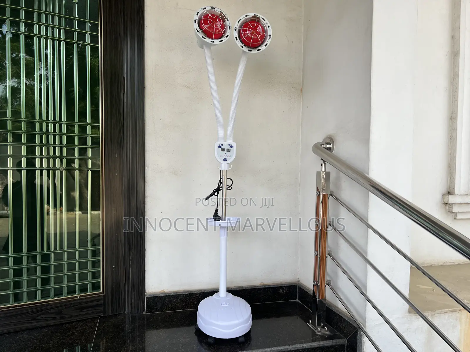 Double Bulb Standing Infrared Lamp