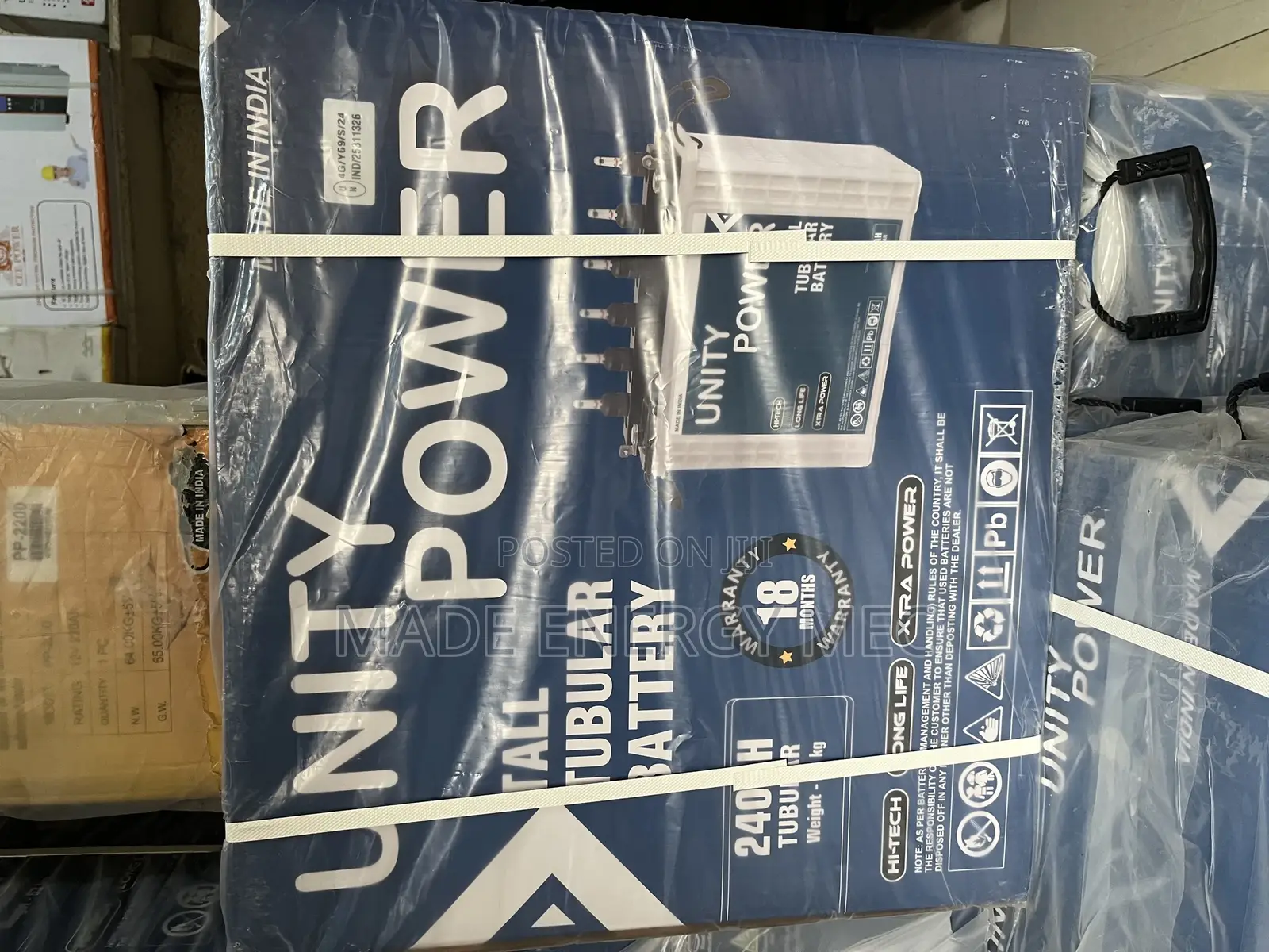 Unity Power Tubular Battery 240ah