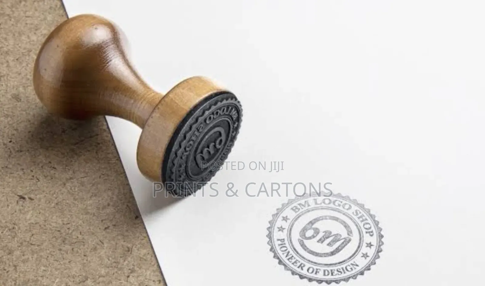 Wooden Office Stamp Seal