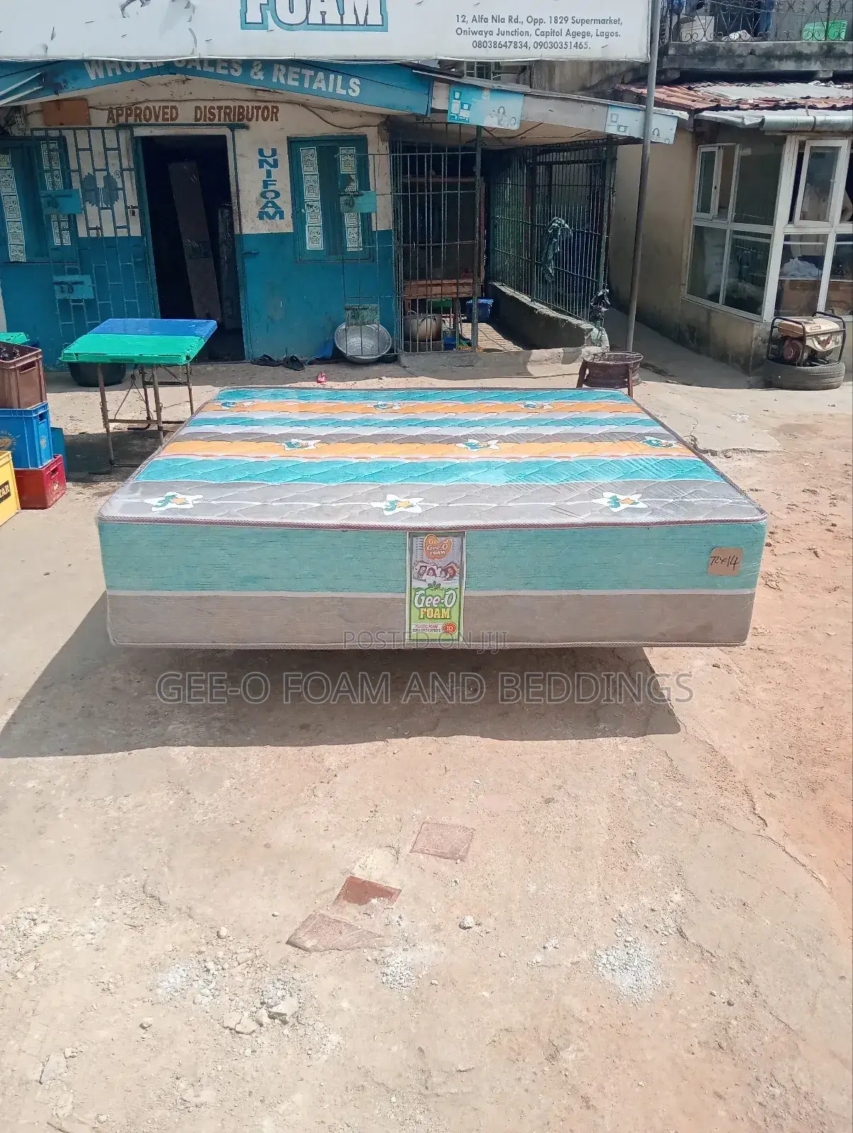 6x6 14 Inches Mattress (Orthopaedic Standard)