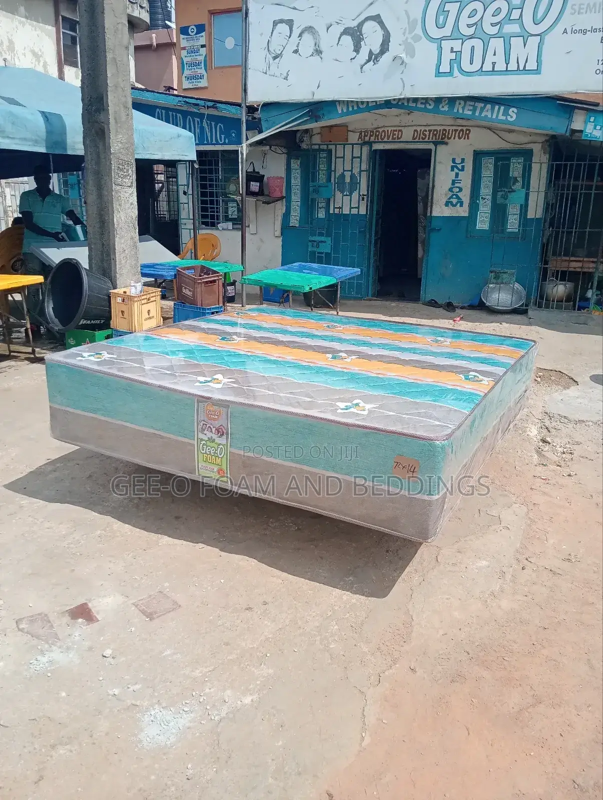 6x6 14 Inches Mattress (Orthopaedic Standard)