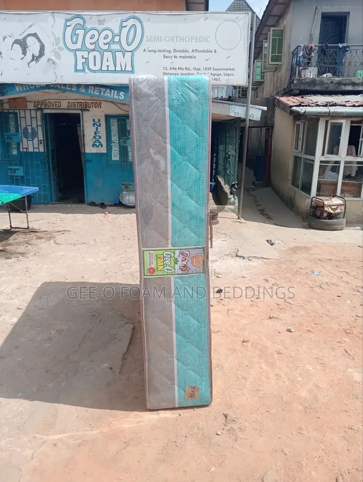 6x6 14 Inches Mattress (Orthopaedic Standard)