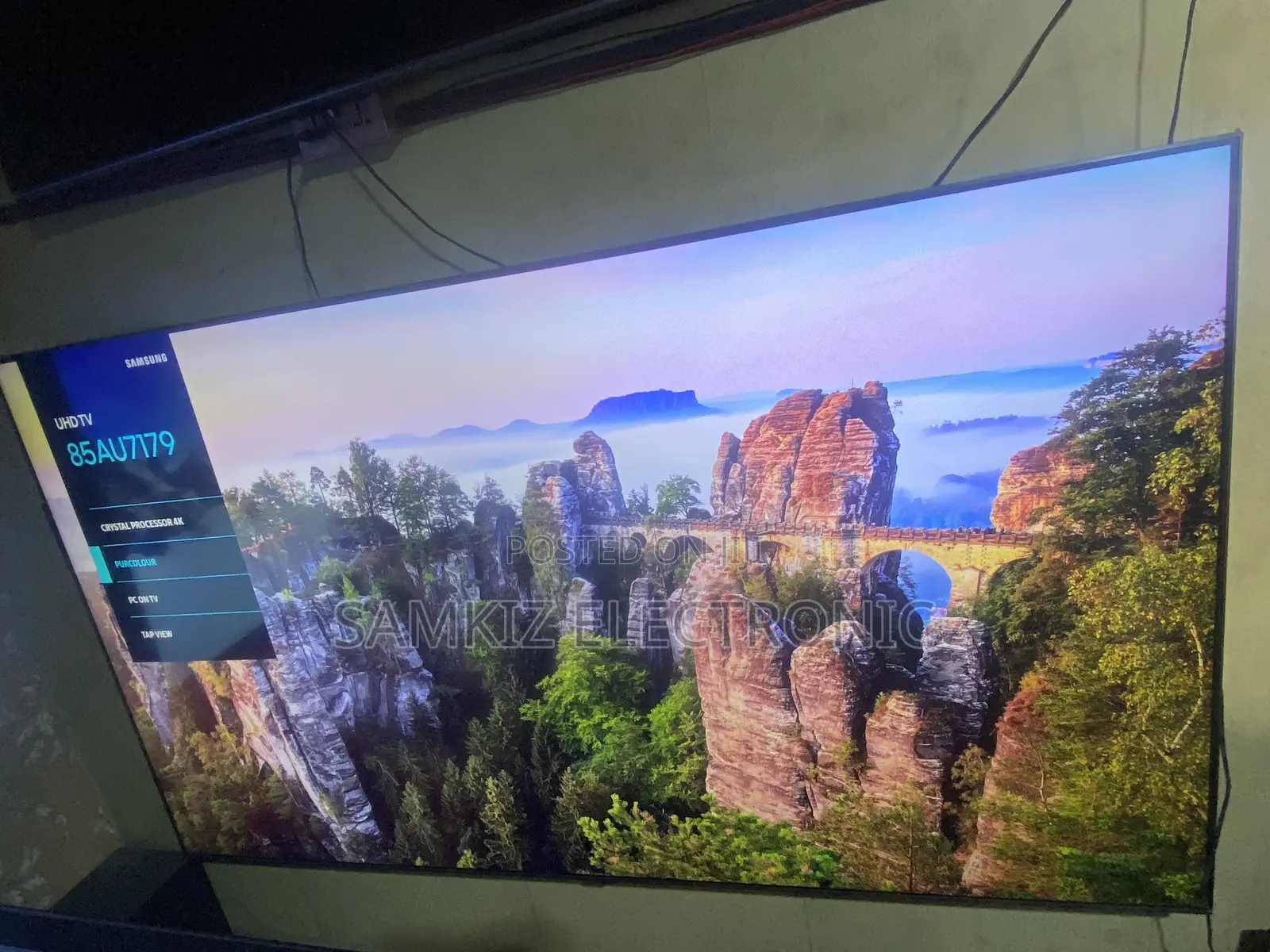 Samsung Crystal Uhd Tv, 85 Inch Hdr, Frameless Smart Tv