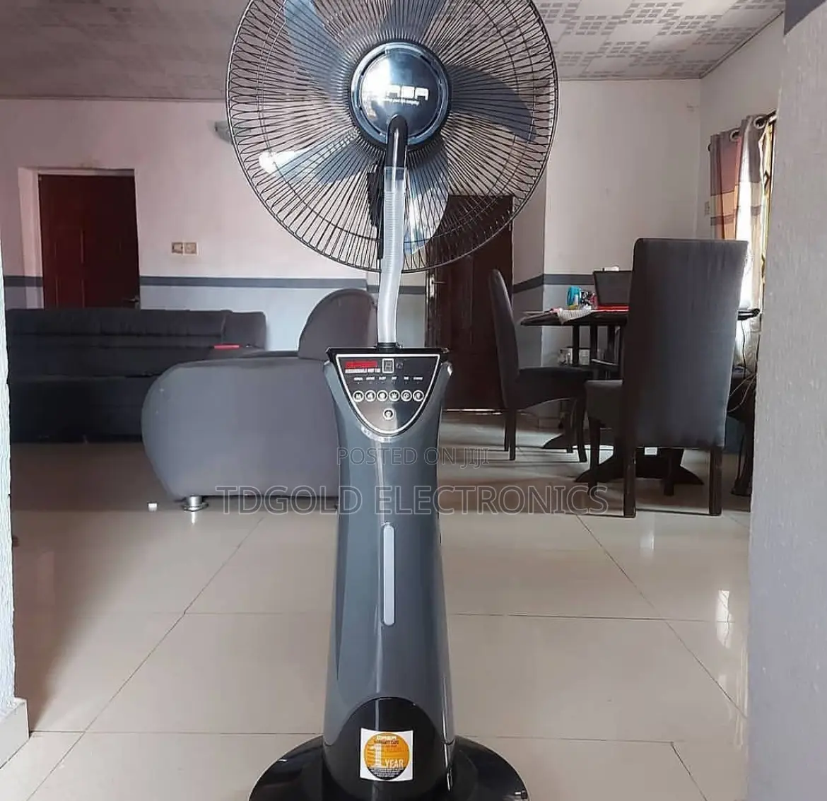 Qasa Rechargeable Mist Fan 16 Inches