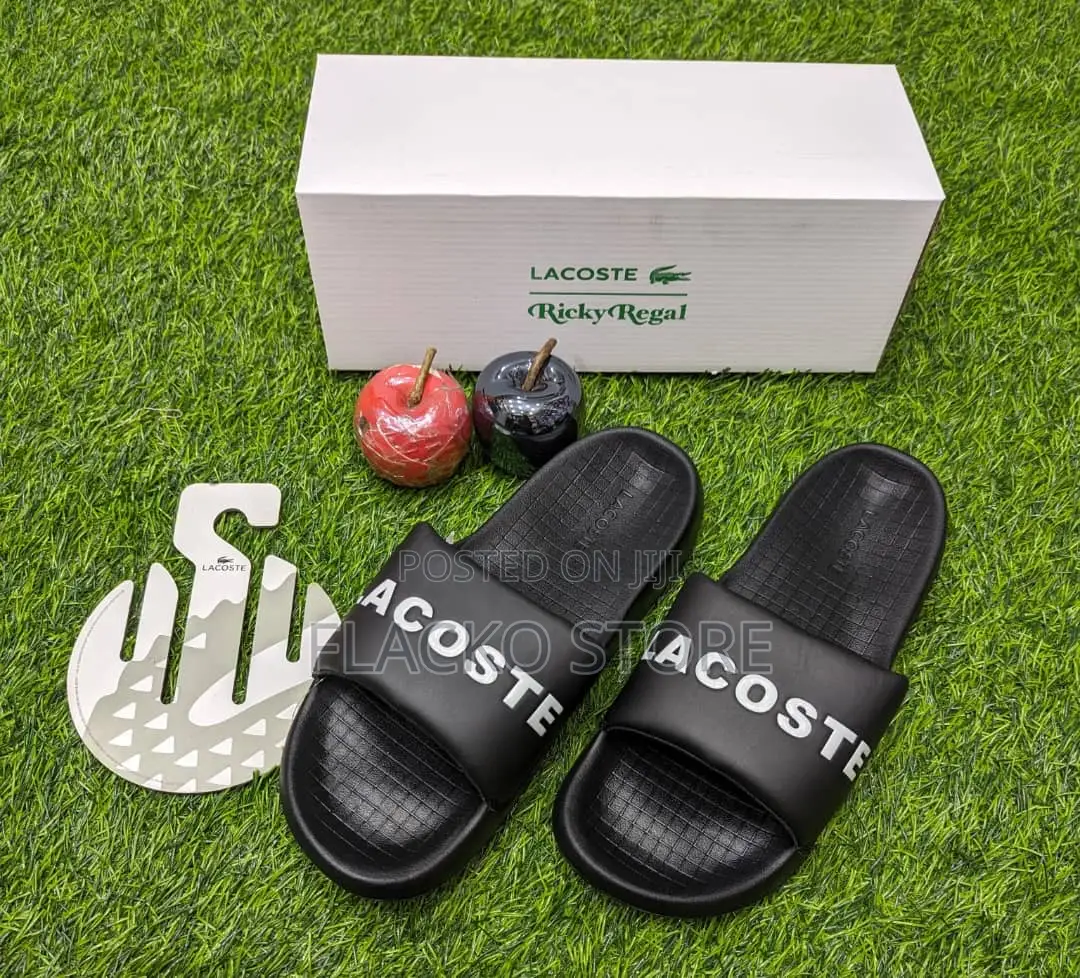 Original Lacoste Synthetic Slides
