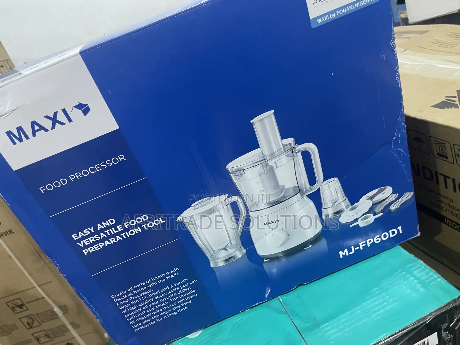Ideal for Any Recipe Food Processor Maxi 1.5 L