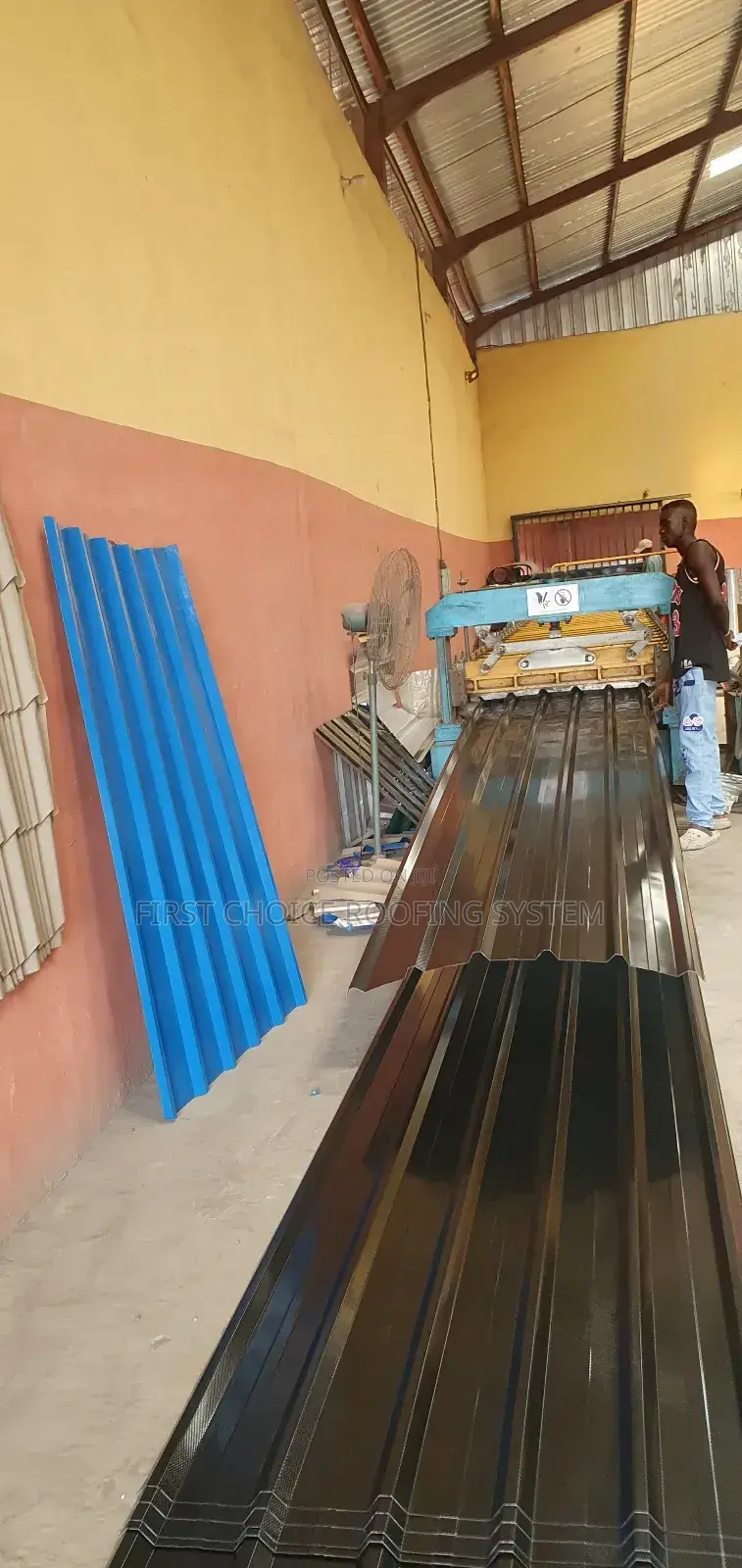 Pure Aluminium Roofing Sheet Oven Baked