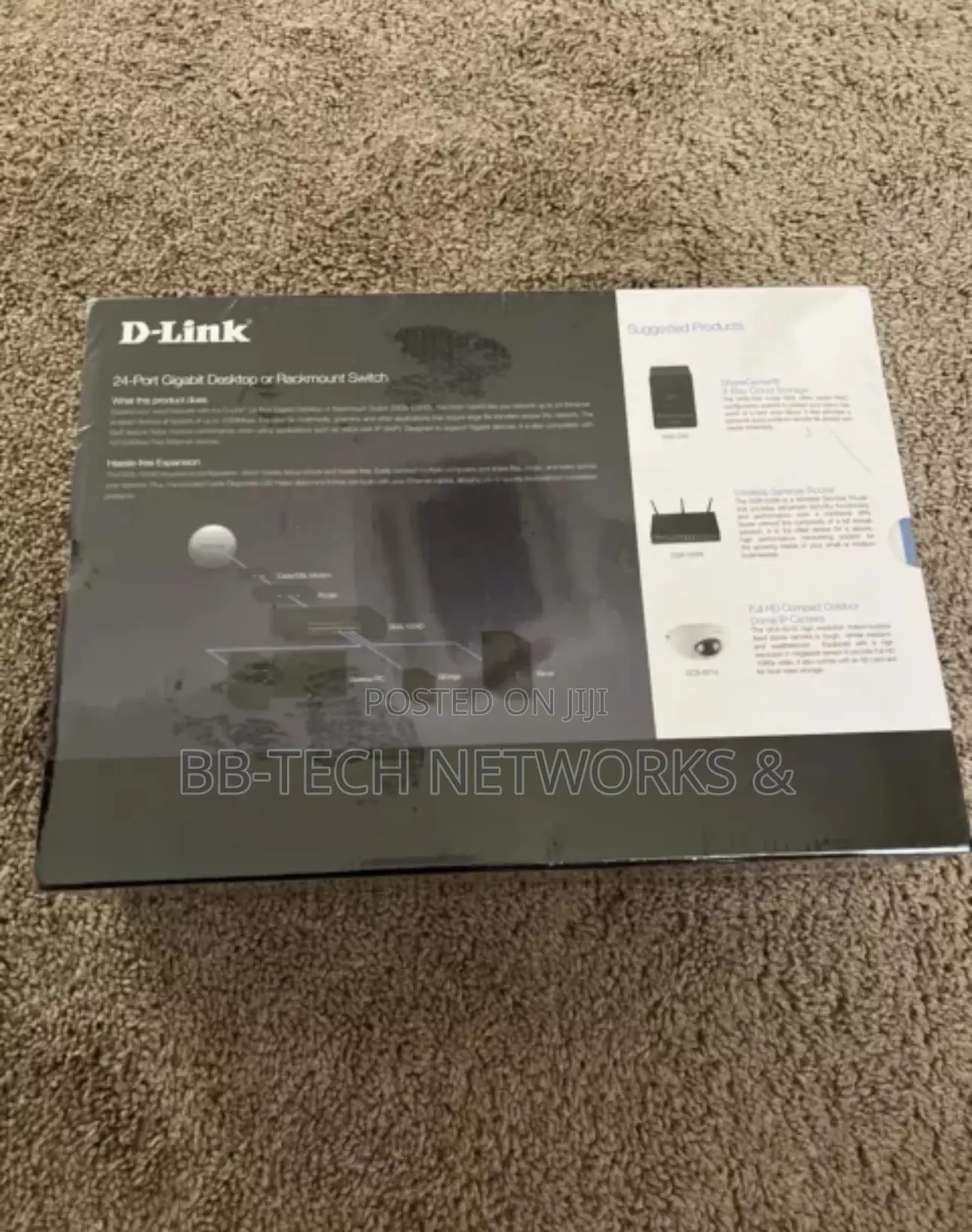 D-Link DGS-1024D 24-Port Gigabit Unmanaged Rackmount Switch