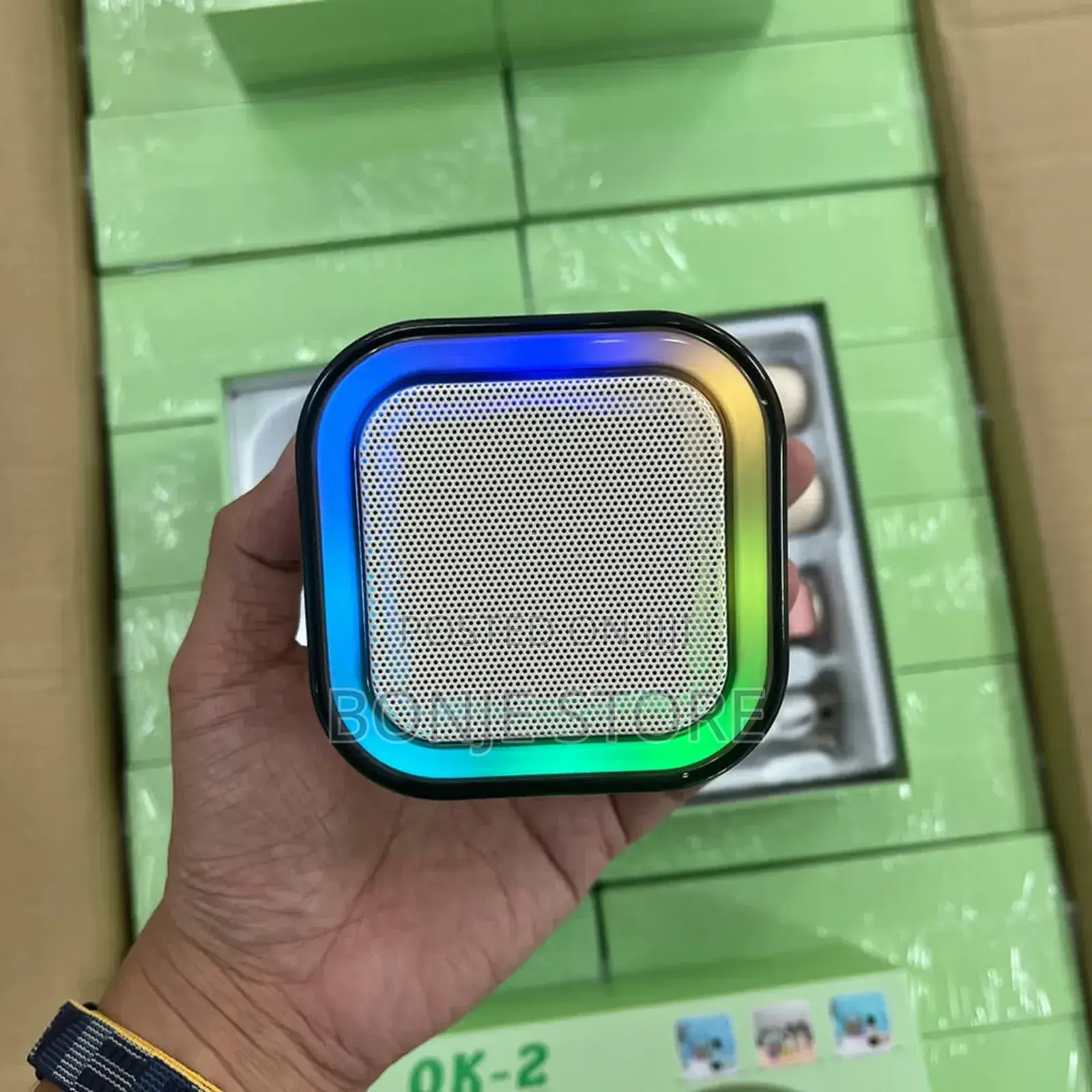 Ok-2 Ultra Smart Watch With Karaoke Speaker and 2 Microphone