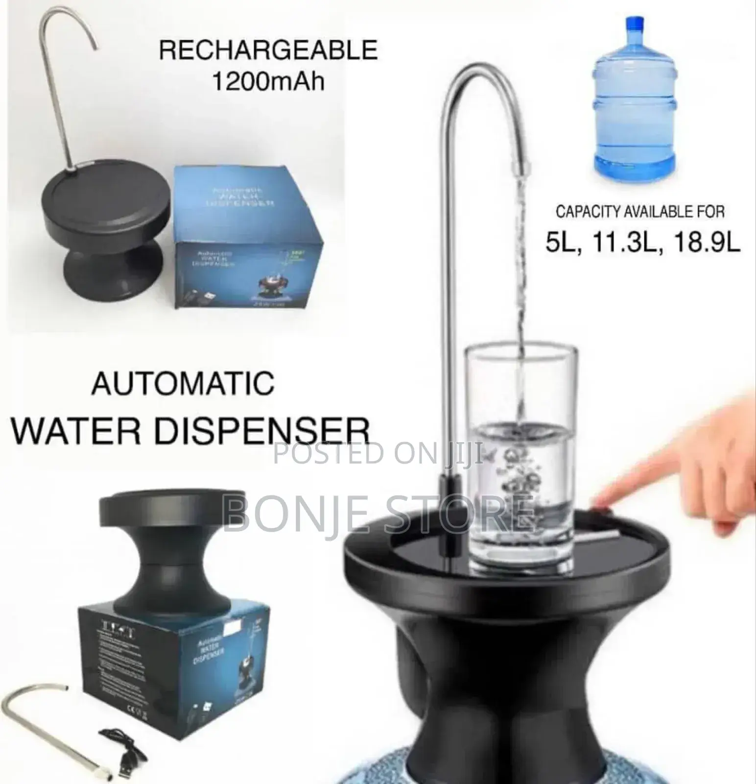 Rechargeable Automatic Water Dispenser Pump