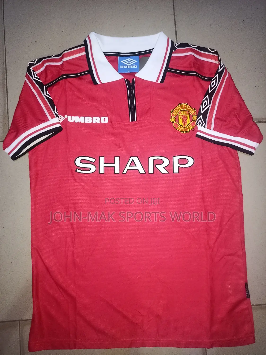 Retro Vintage 1998 Man U Home Jersey