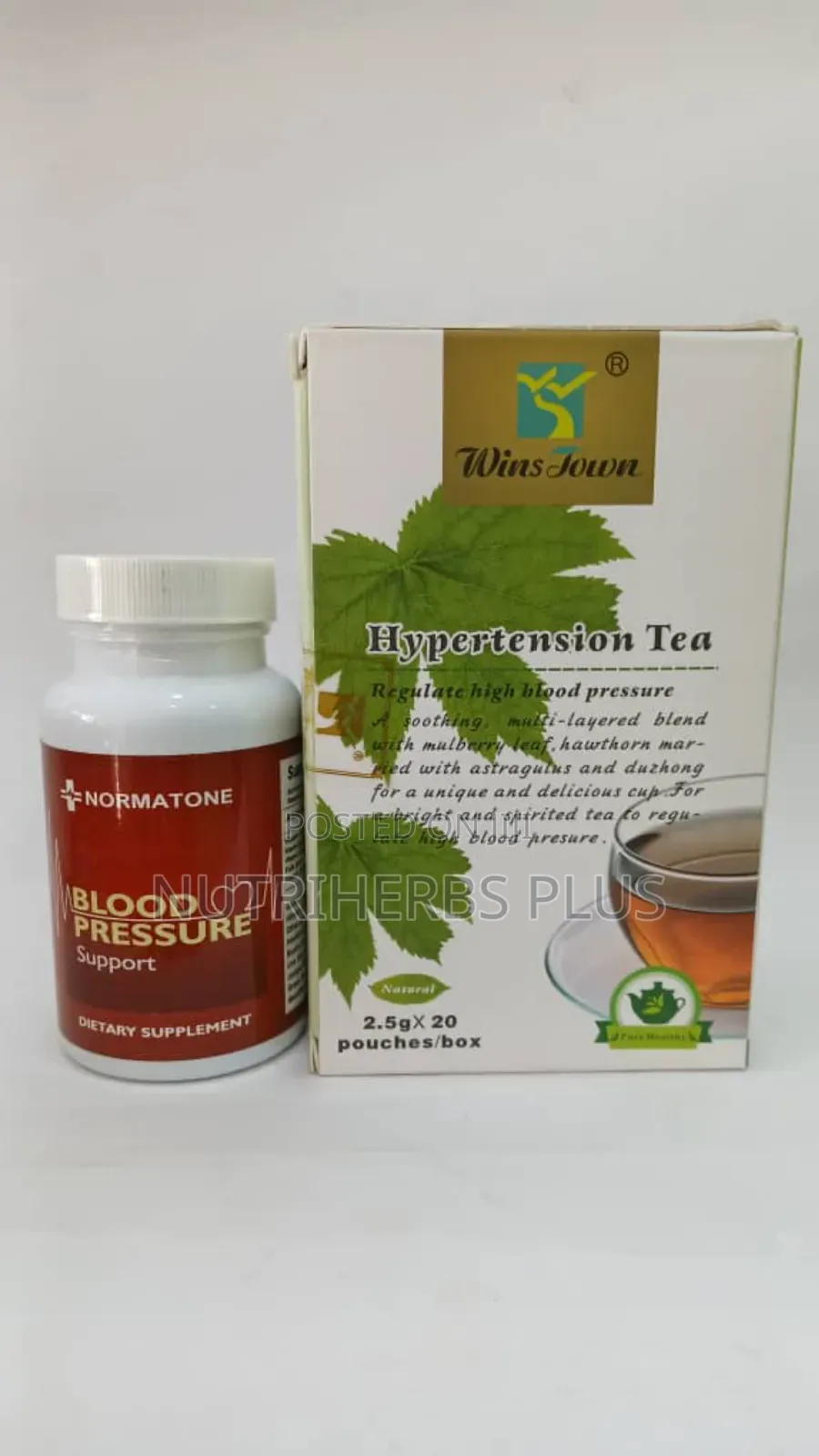 Winston Hypertensive Tea+ Norma-Tone Capsules 100% Effective