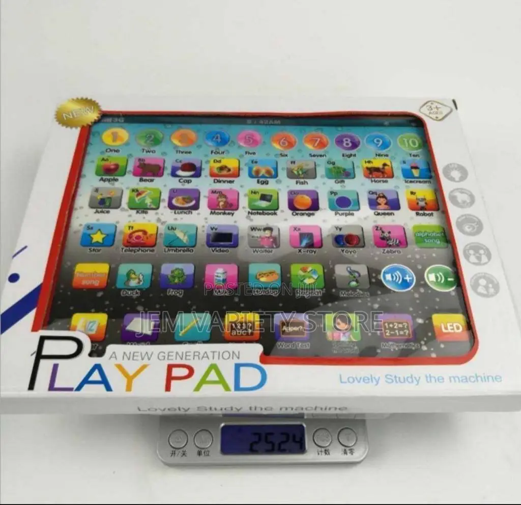 Battery-Operated Educational Playpad Tablet