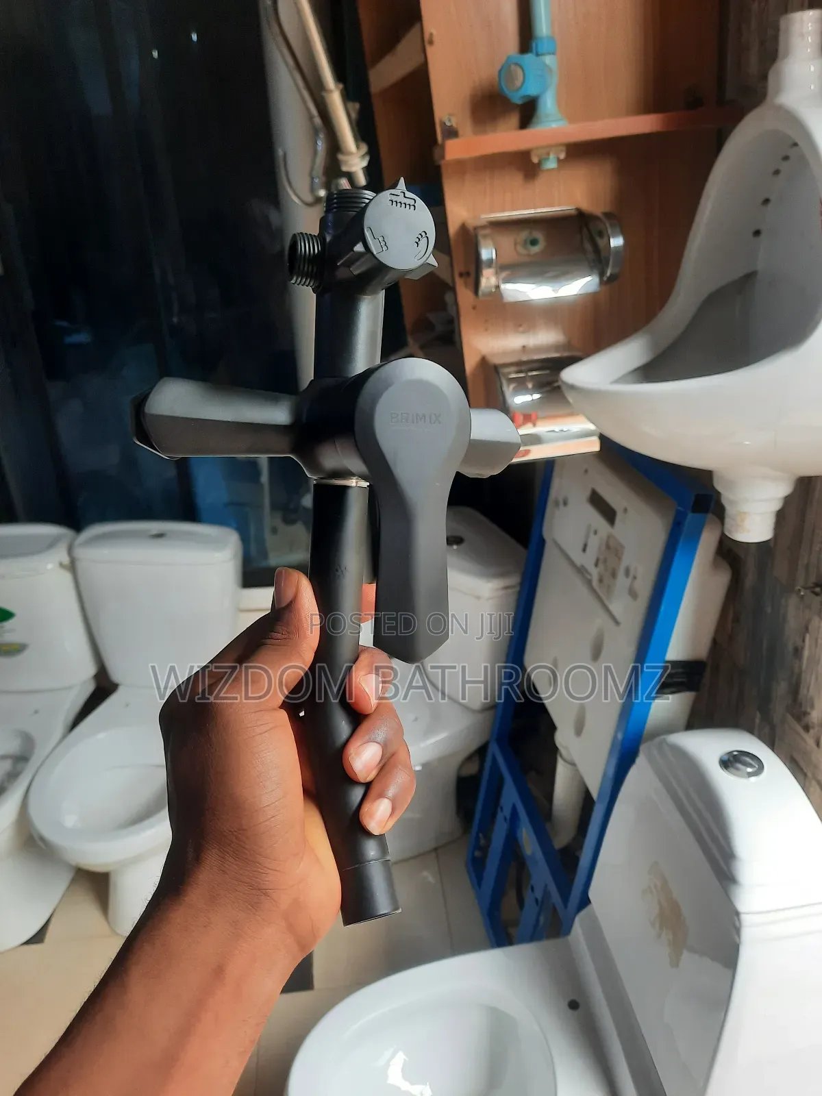 Black Shower Set