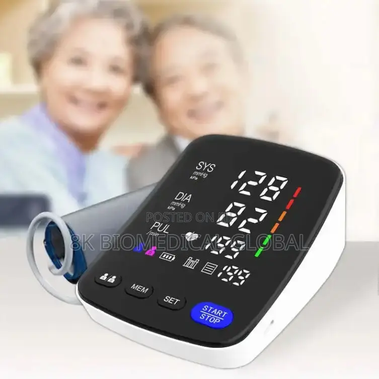Digital Blood Monitor Pressure With LED Curved Screen BP