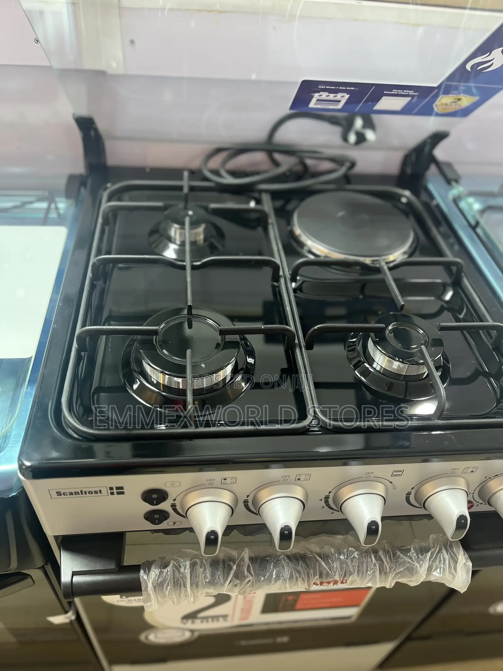 SCANFROST Cooker 50*50 3gas 1electric
