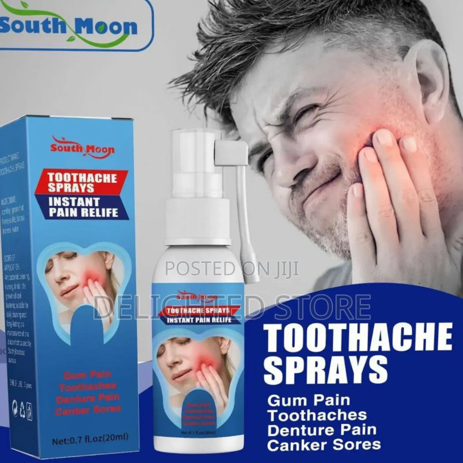 Toothache Instant Pain Relief/Repair Spray