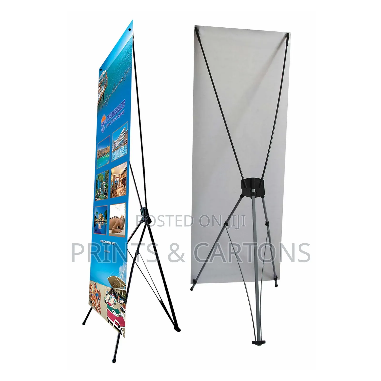 Adjustable X-Banner Stand Printing 04